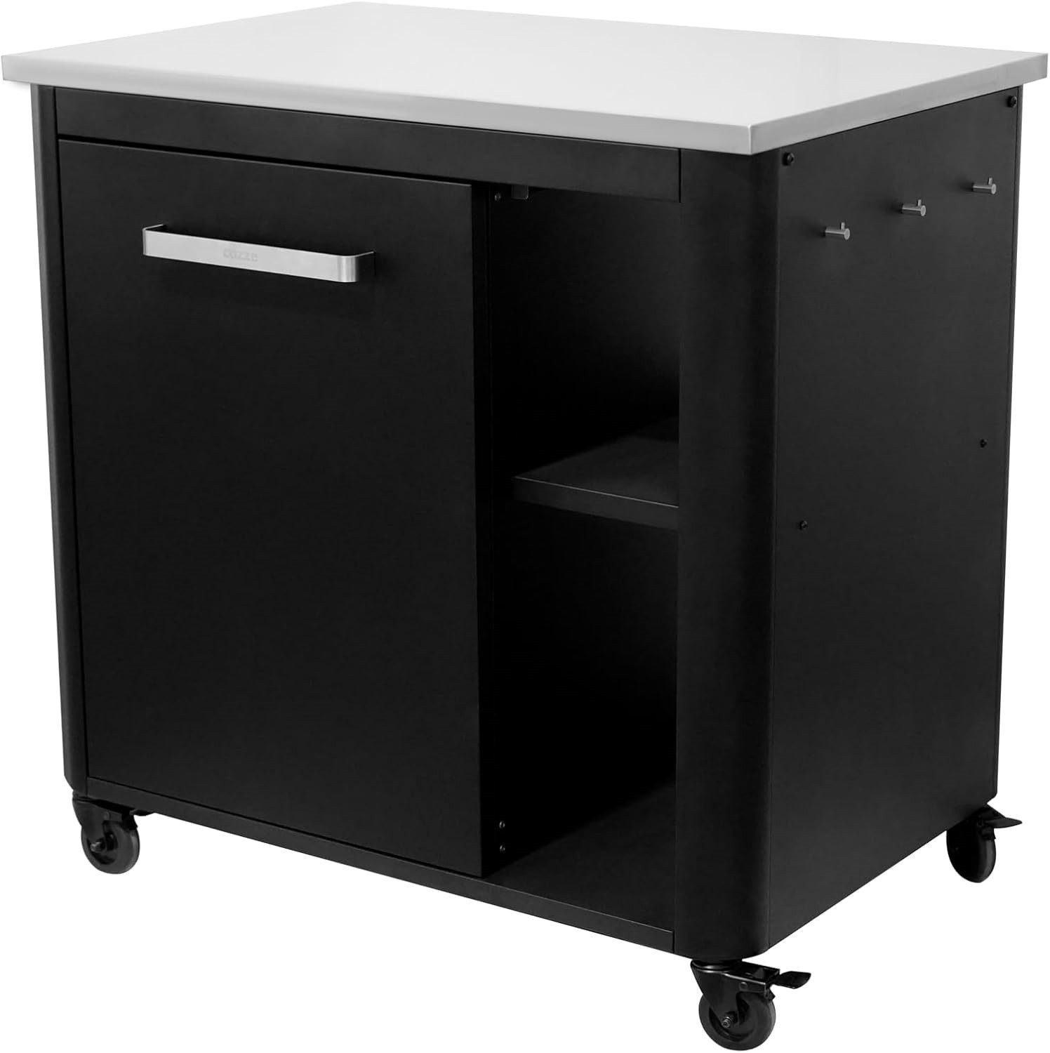 Elektrogrill COZZE Outdoor Tisch für Außenküchen 90 mit 4 robusten Rädern