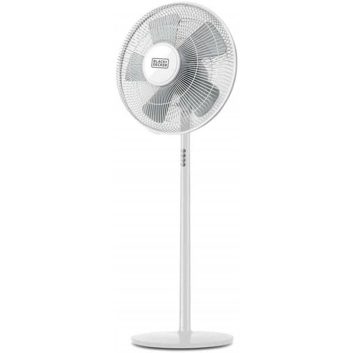 Bodenventilator Freistehender Ventilator Black Decker ES9440020B Weiß 60 W