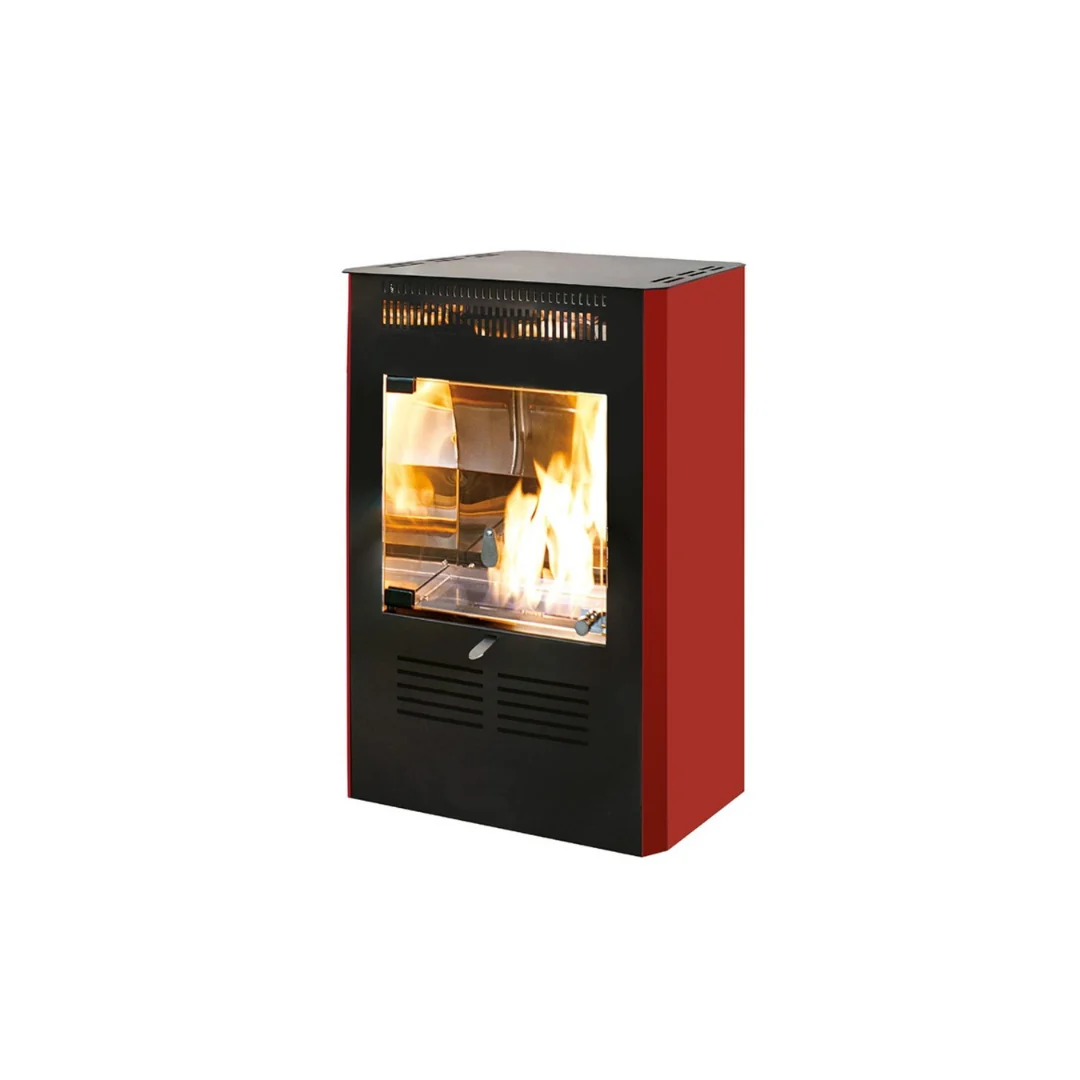 TECNOAIR SYSTEM Stufa a Bioetanolo Modello Ruby da 3 kW - Colore Bordeaux