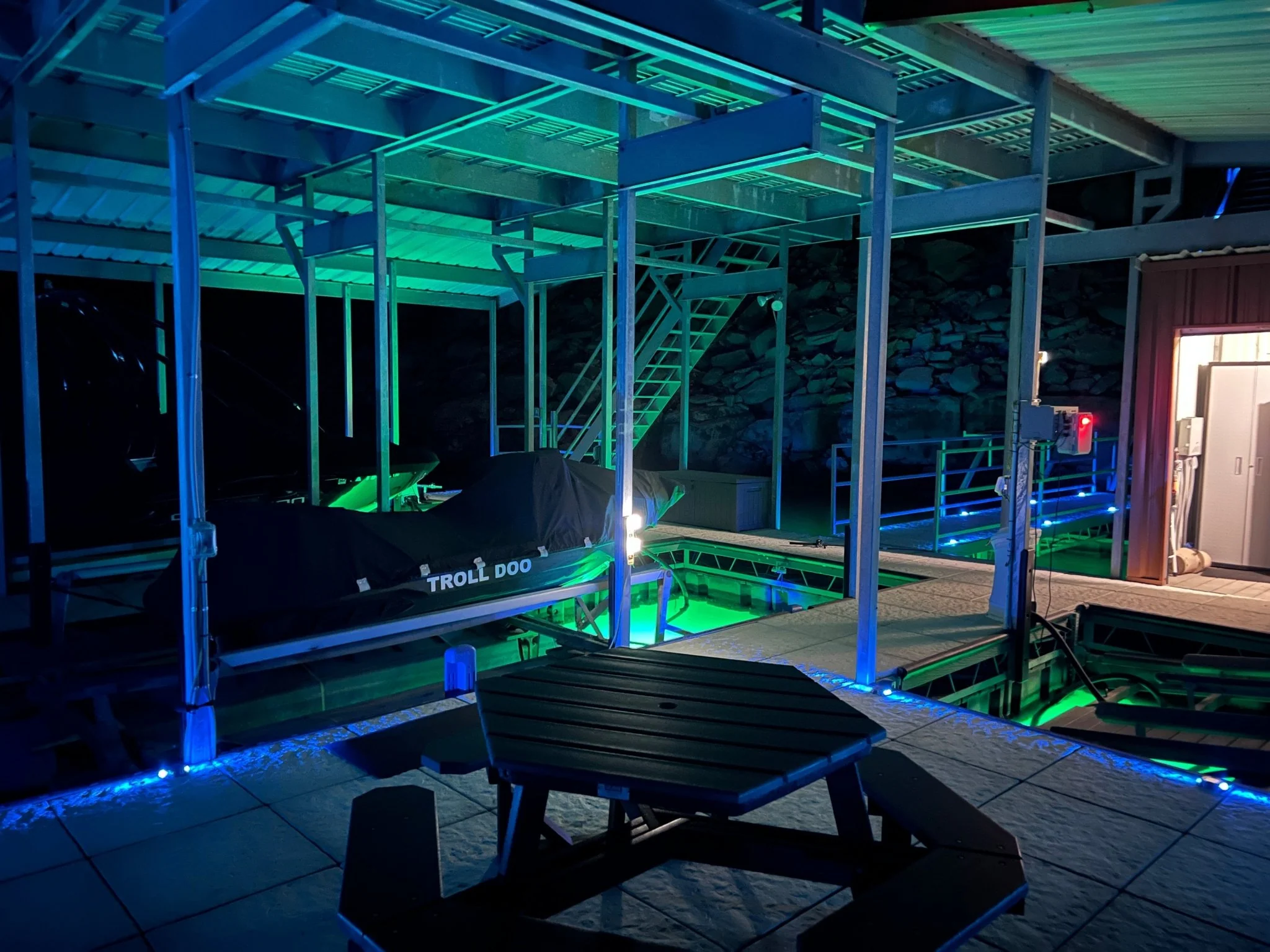 Pimp My Dock LED Accent Under glow Lighting Kit (Blue, Green, UV, White, or Color Changing) DIY Premium LED Under Dock Lighting Kit IP68 Completely Waterproof