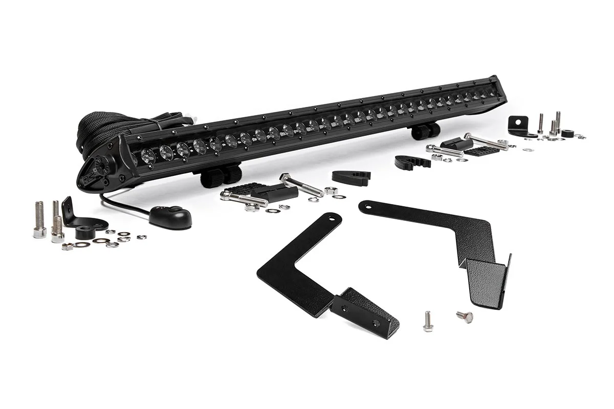 Rough Country 30" Black Series LED Bumper Kit for 16 23 Toyota Tacoma   70668