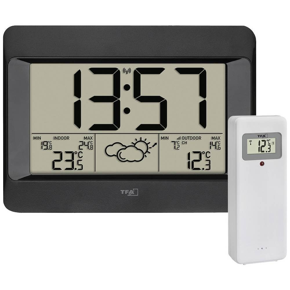 Wetterstation Funk-Wetterstation mit Luftdrucktendenz/Wettervorhersage 35.1163.01