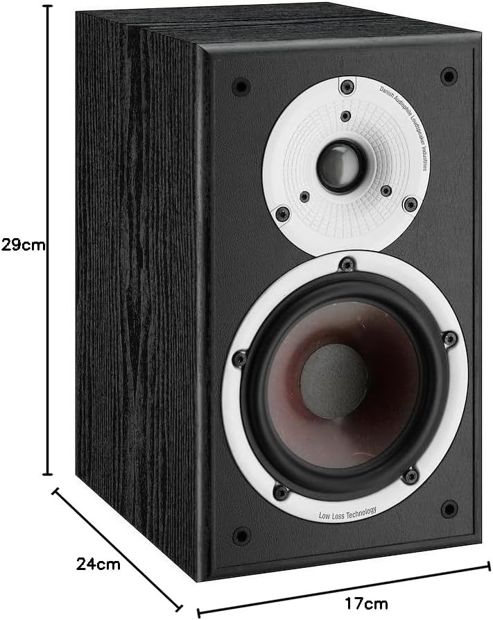 DALI Spektor 2 Kompaktlautsprecher-Paar - Hochwertiger Allround-Sound für Musik und Heimkino, Bassreflex & Holzfasermembran