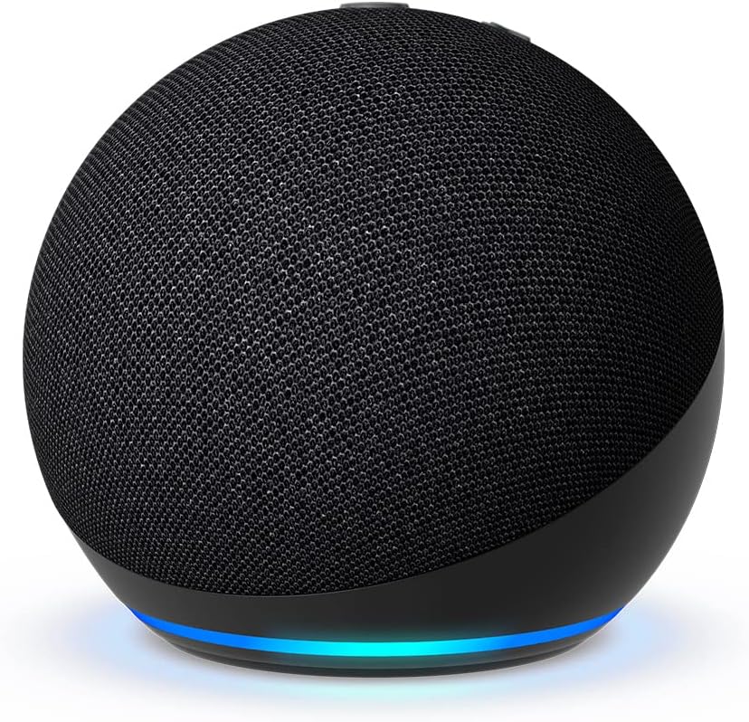 Echo Dot (Ultimo modello) | Altoparlante intelligente Wi-Fi e Bluetooth, suono più potente e dinamico, con Alexa | Bianco ghiaccio