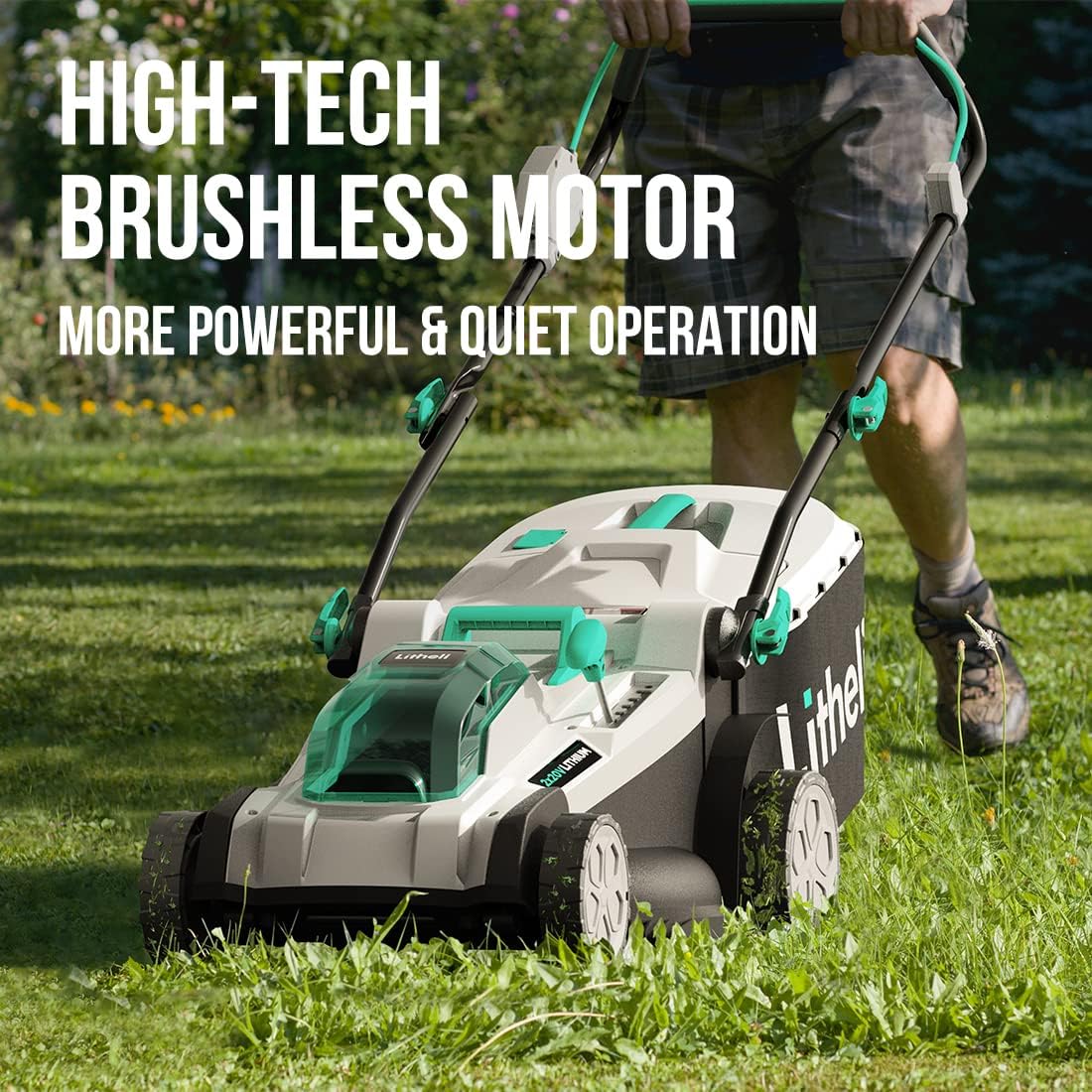 Litheli Cordless Lawn Mower 17 Inch