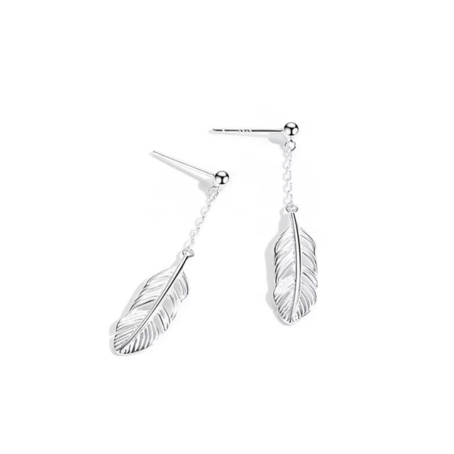 Sterling Silver Retro Vintage Dangle Earrings
