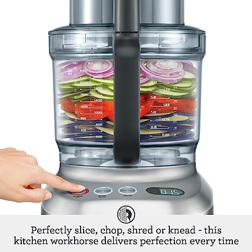 Breville BFP800BSXL Sous Chef Pro 16 Cup Food Processor, Large, Black Sesame: Full Size Food Processors: Home & Kitchen