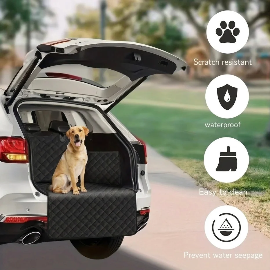Heavy-Duty Waterproof SUV Cargo Liner �C Non-Slip, Bumper Flap & Oxford Fabric