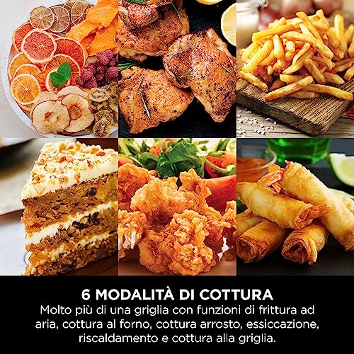 Ninja Foodi MAX Griglia Friggitrice ad Aria con Termometro Sonda Digitale e Spiedi, 3,8 l, 6 in 1, Griglia, Frigge, Arrostisce, Parti Lavabili in Lavastoviglie, Rame/Nero, Esclusiva Amazon, AG551EUCP : Amazon.it: Casa e cucina