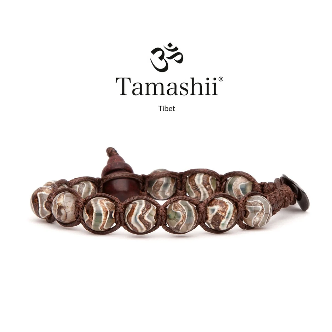 Bracciale Tamashii a un giro in Gzi Flow da 8mm BHS900-304