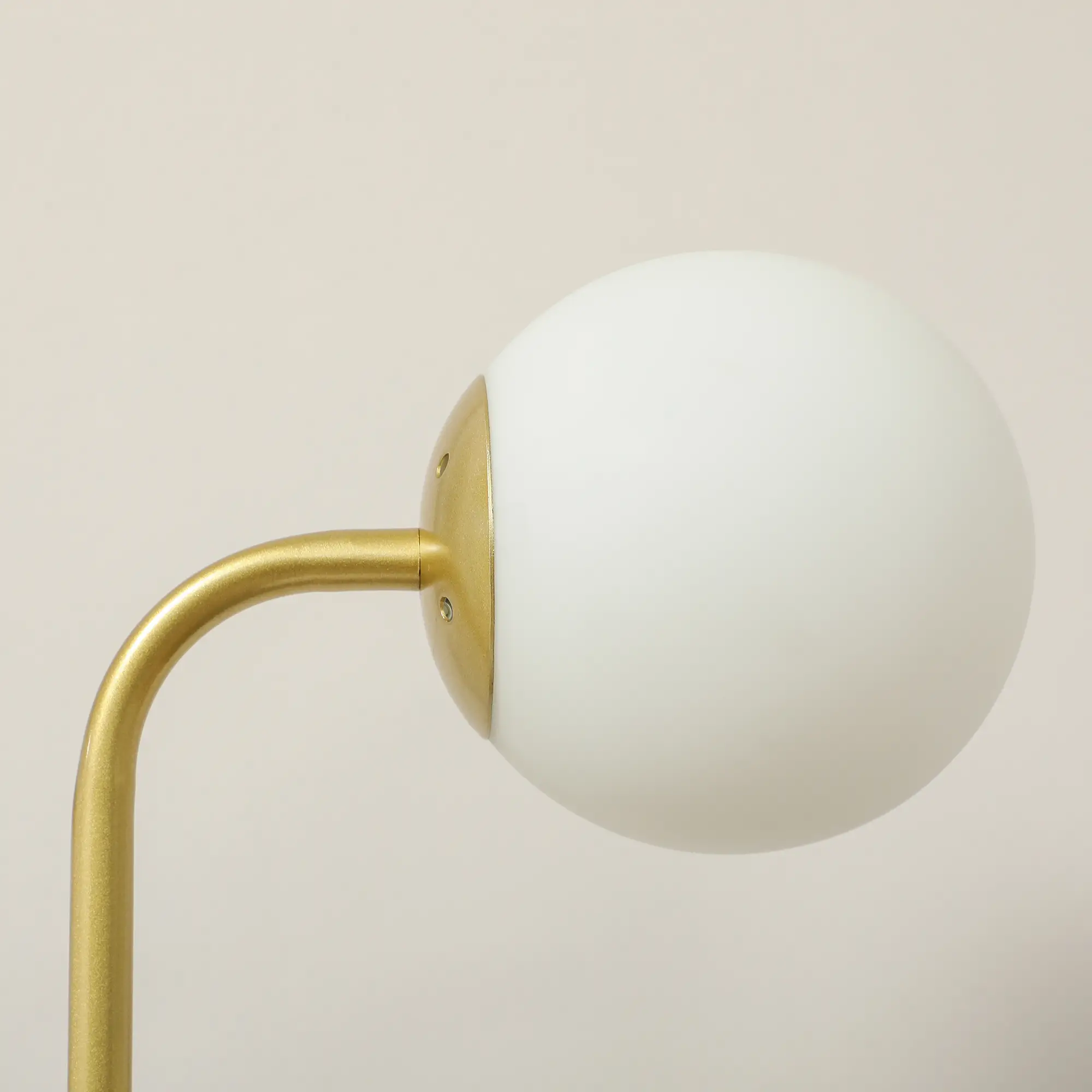 HOMCOM Stehlampe drehbar 3 Schirme Wohnzimmer Leselampe Gold