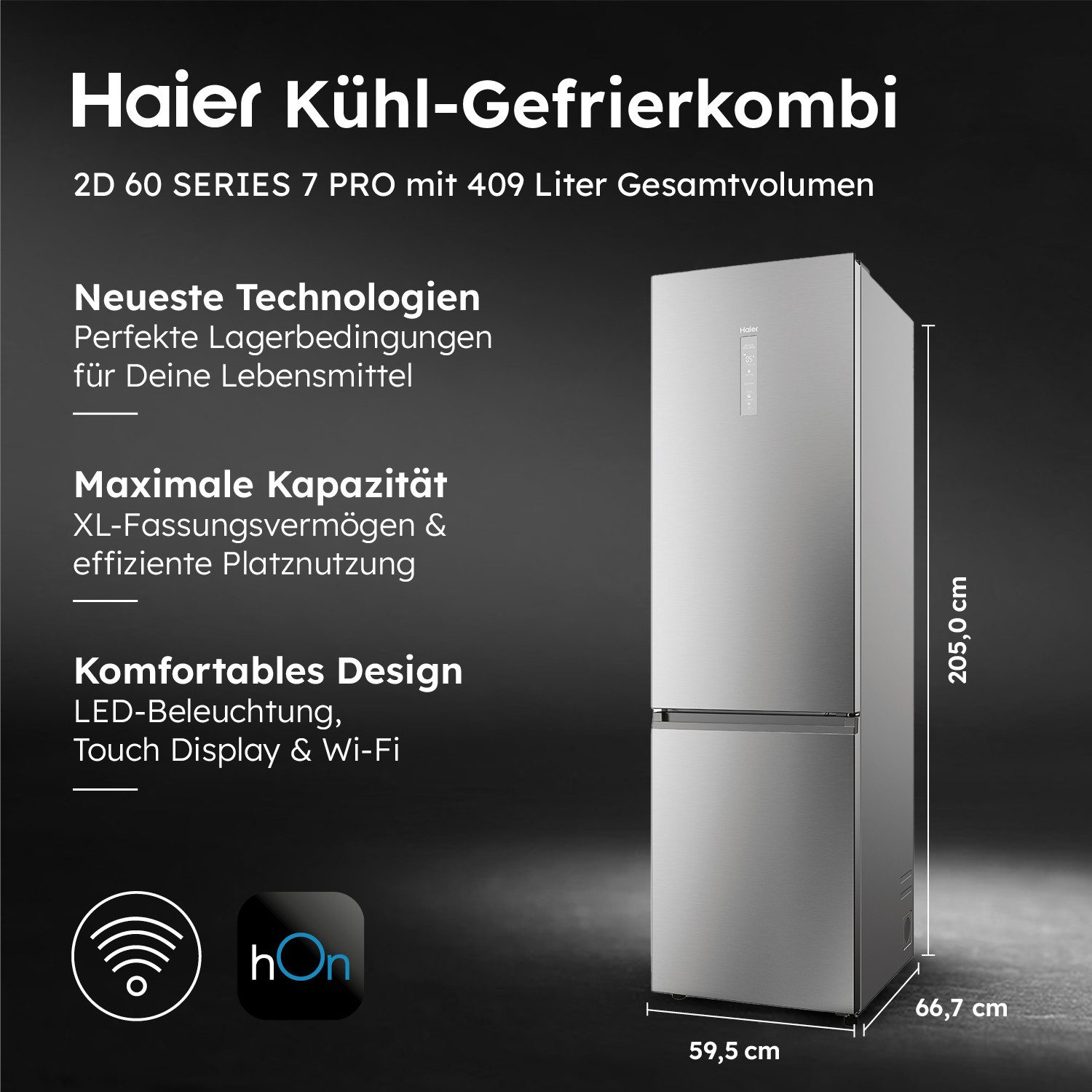 Kühl-/Gefrierkombination 2D 60 Series 7 HDPW7620AANPK