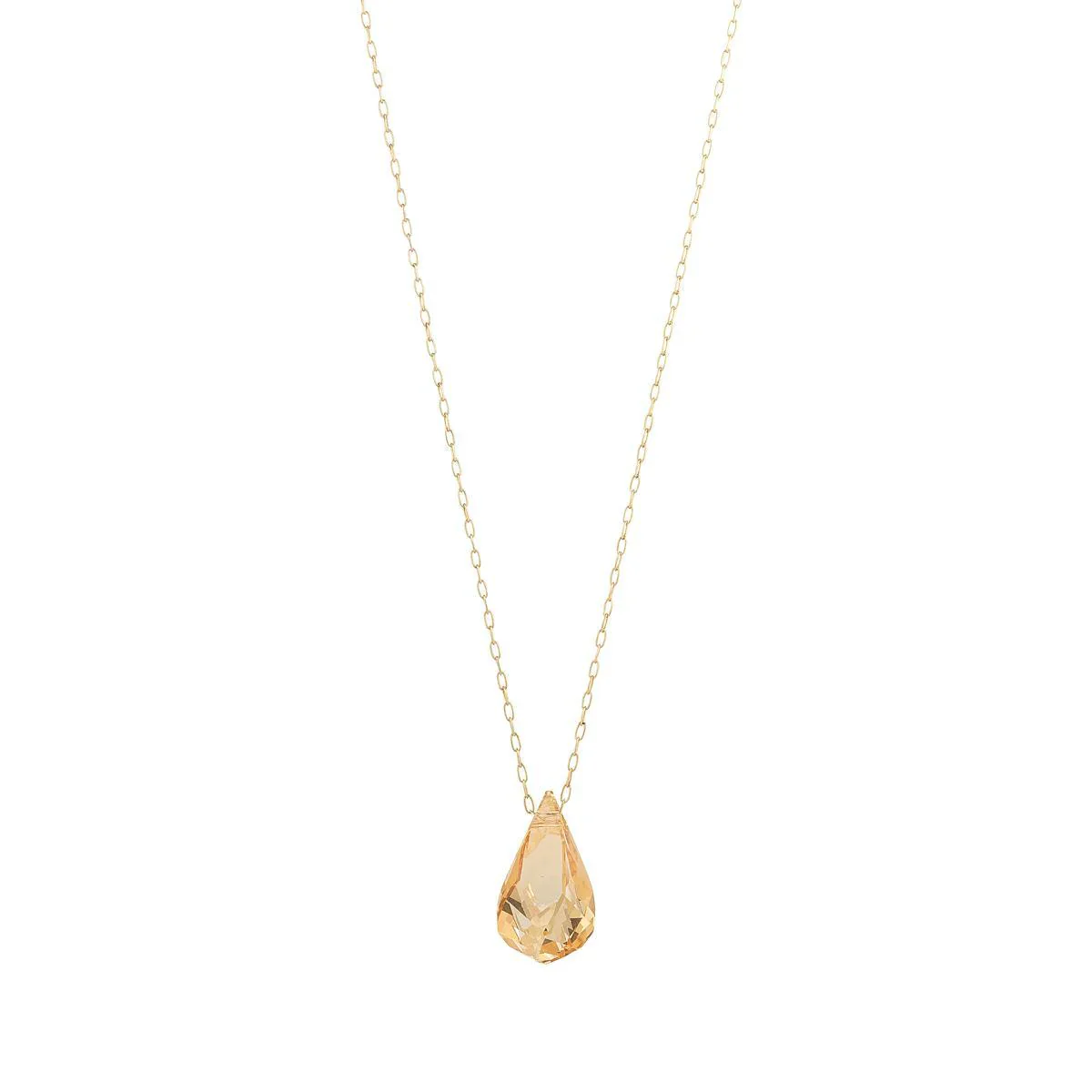 MoMuse Golden Shadow Helix Pendant