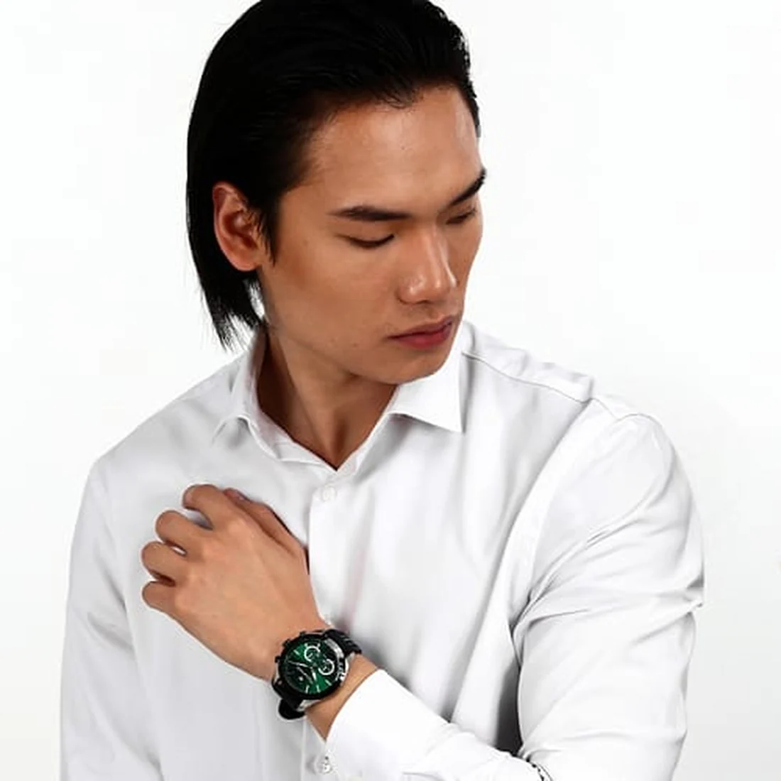 Orologio Maserati Traguardo crono verde con cinturino gomma R8871612043