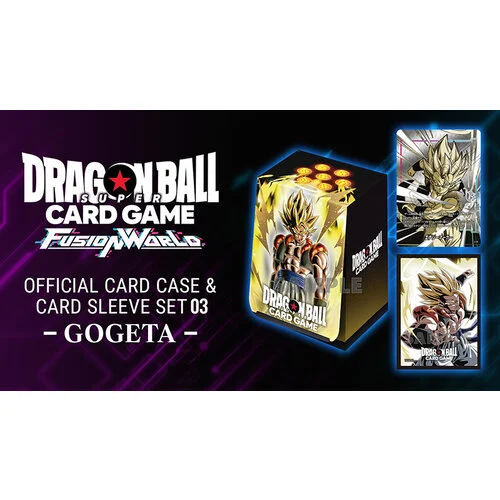 Dragon Ball Super Card Game: Fusion World – Official Card Case & Sleeves Set 3: Gogeta