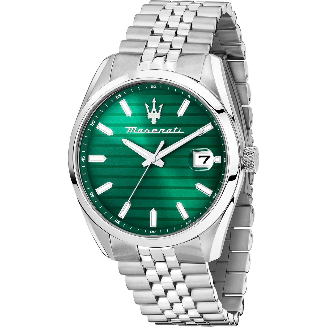 Orologio Maserati Attrazione in acciaio quadrante verde R8853151027