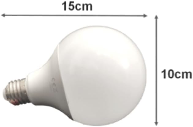 Silamp LED-Leuchtmittel, E27, 12 W, 220 V, G95, 300 Grad, Globe (40 Stück) – Warmweiß 2300 K – 3500 K