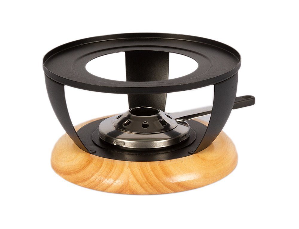 Fondue Stöckli Rechaud Bellavista Buchenholz