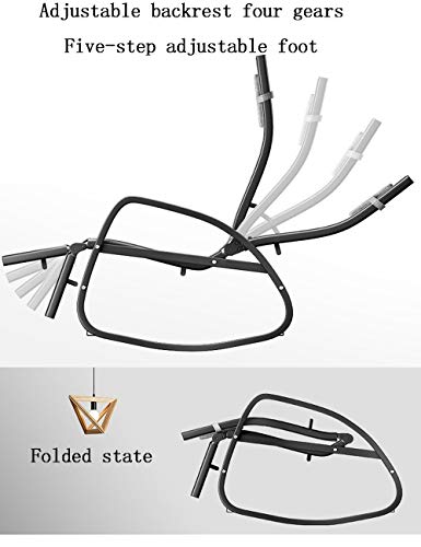 Patio Lounge Chairs Rocking Chair Lounge Chair Lounger Leisure Lazy Leisure Seat With Adjustable Footrest, 94 * 64 * 108cm Durable : Amazon.it: Giardino e giardinaggio
