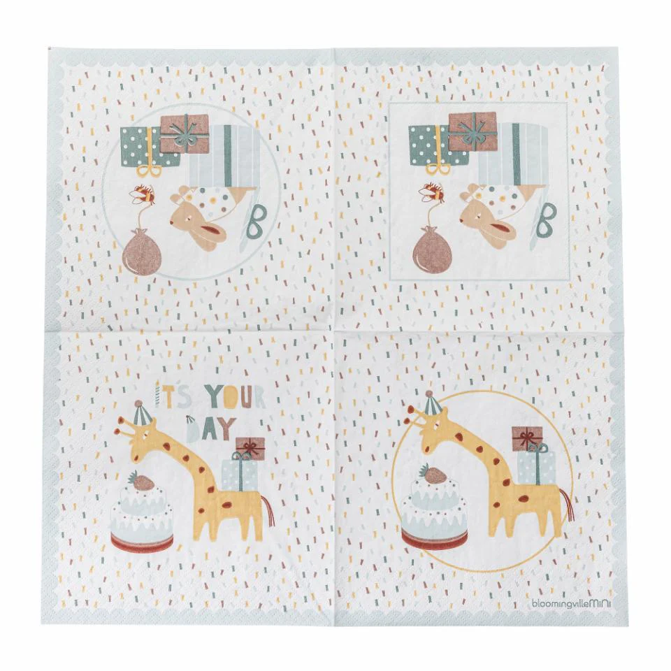Bloomingville Celebrate Napkin Blue
