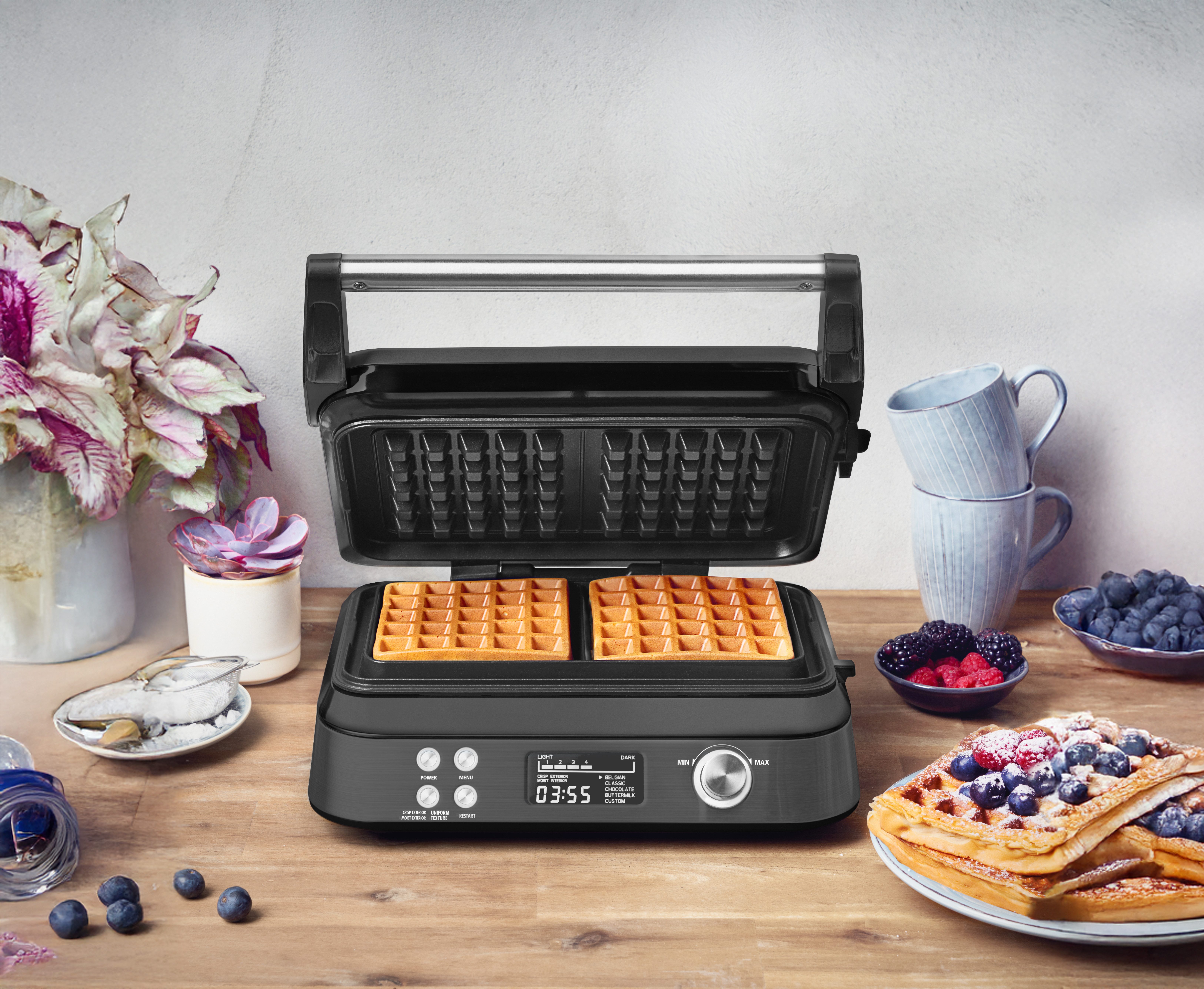 Waffeleisen Waffeleisen Advanced Control 42449 BLACK EDITION