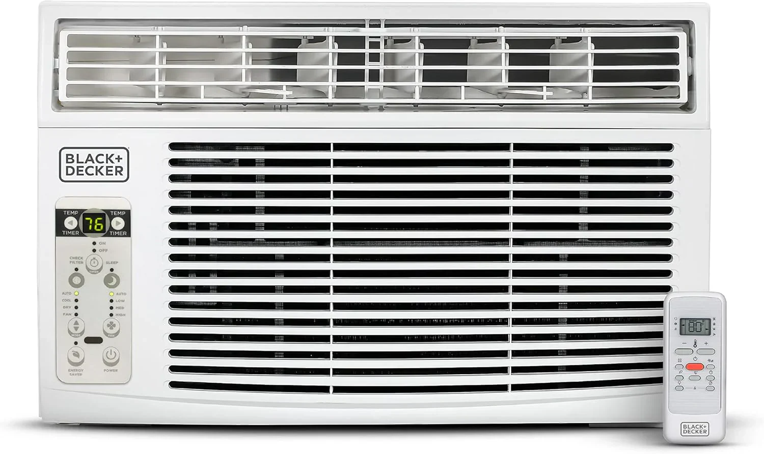 BLACK+DECKER Window Air Conditioner 5000 BTU Cools Up to 150 Square Feet AC Mechanical Controls