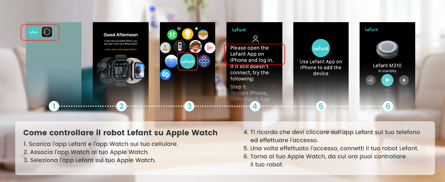 Interfaccia Smartwatch che mostra varie icone e schermate di app, tra cui funzionalit脿 di monitoraggio della forma fisica, messaggistica e monitoraggio della salute