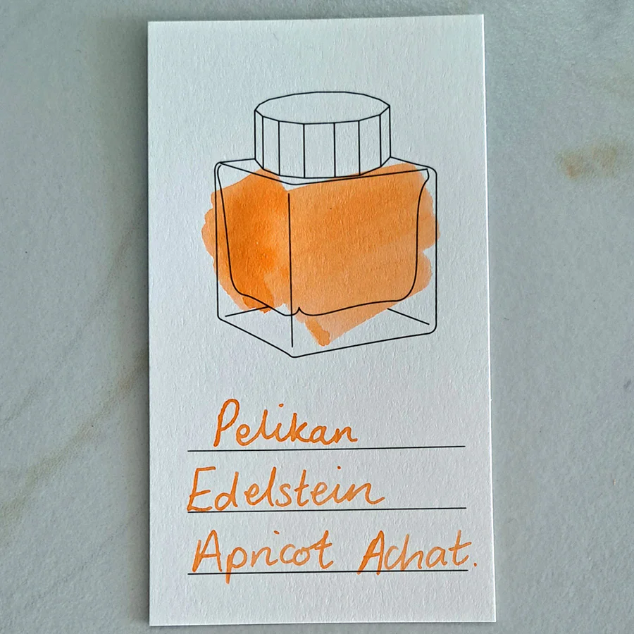 Pelikan Edelstein Fountain Pen Ink - Apricot Achat (Ink of the Year 2025)