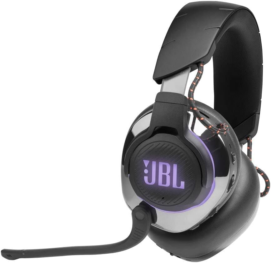 Quantum 800 Cuffie Gaming Over-Ear Wireless 2,4 Ghz e Bluetooth, Headset da gioco con Microfono, RGB e Surround, compatibilità Multipiattaforma, Colore Nero