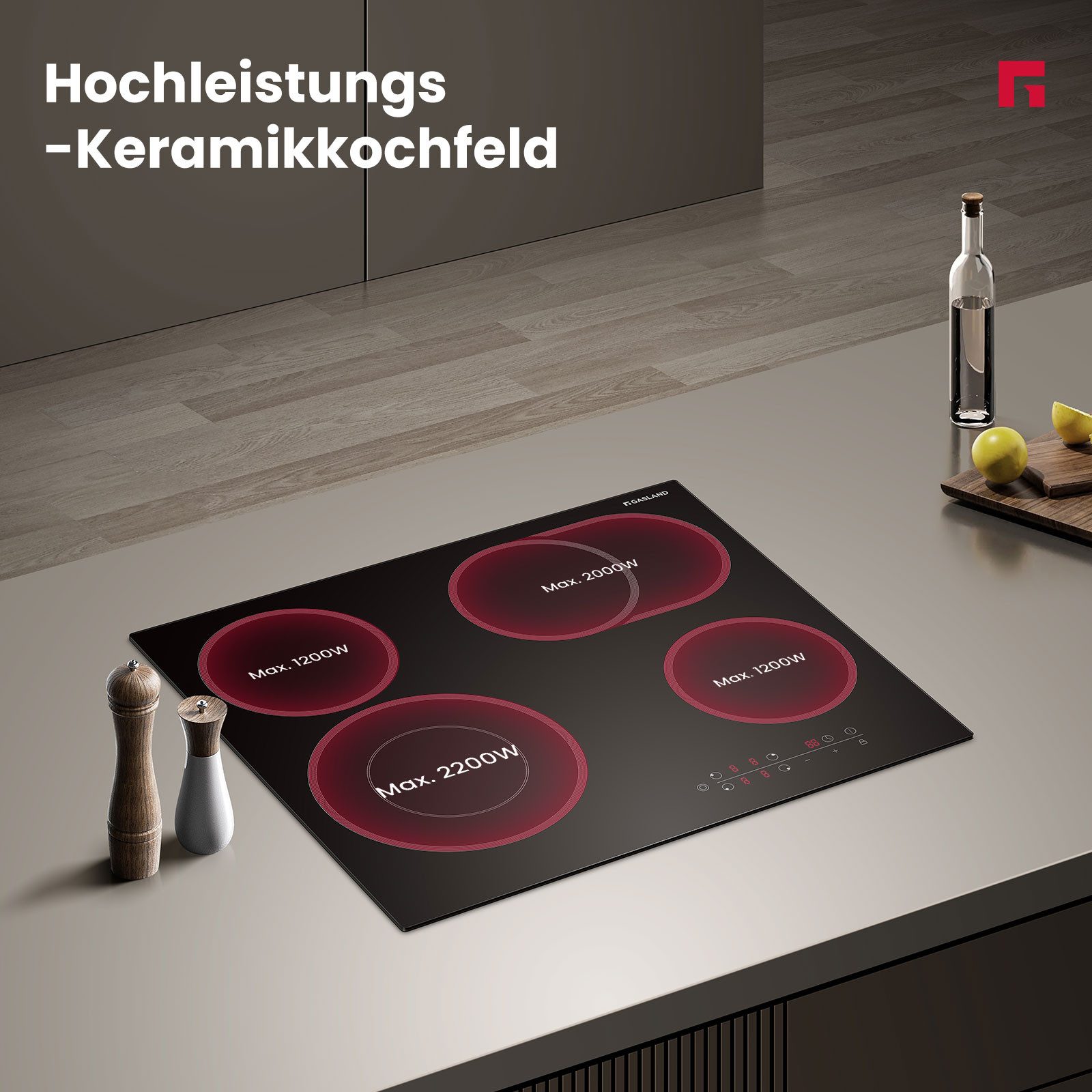 Elektro-Kochfeld CH604BF