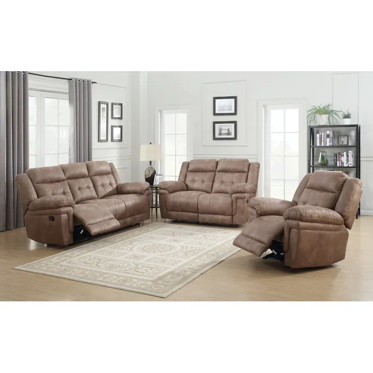 66'' Pillow Top Arm Reclining Loveseat