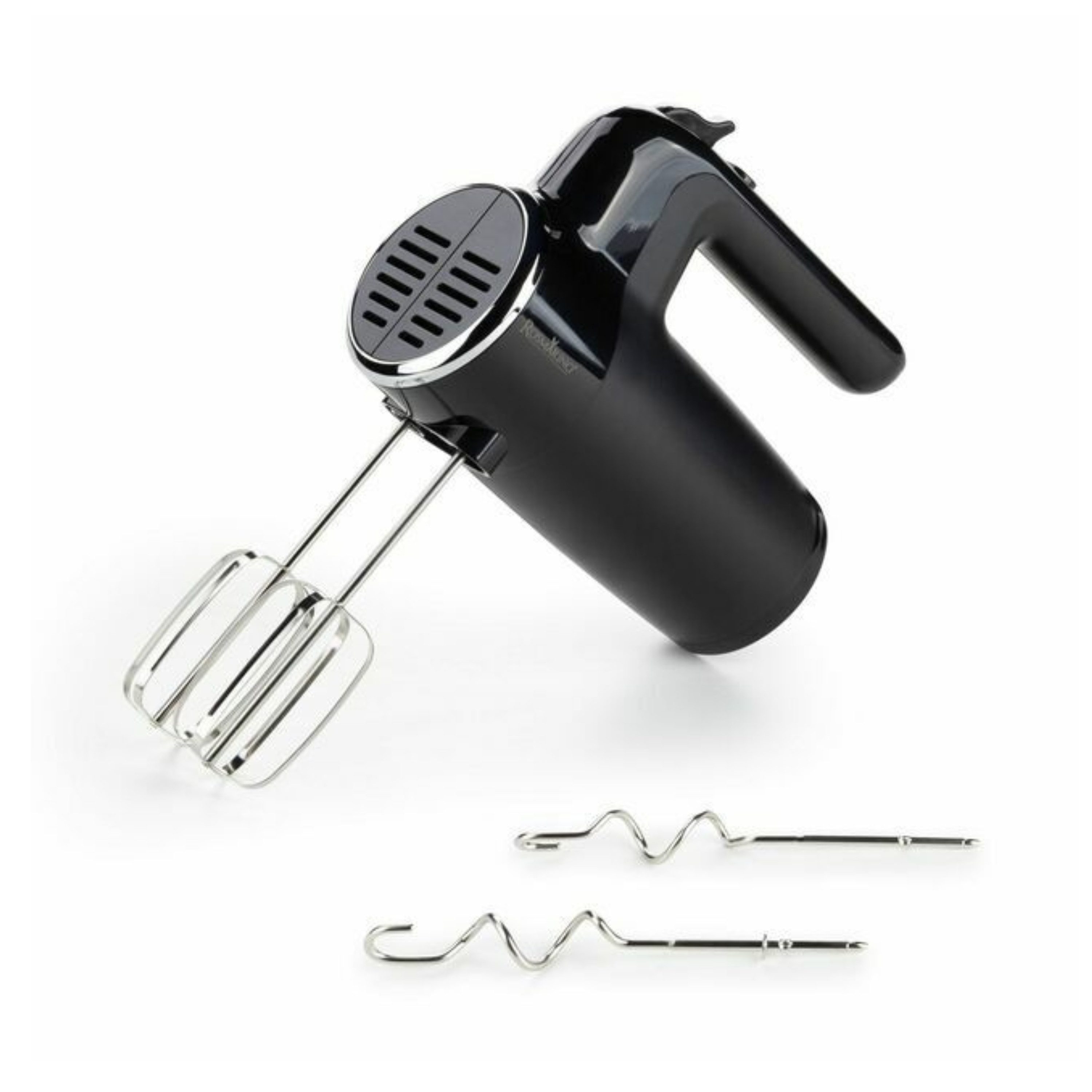 Handmixer Handrührer: 7 Geschwindigkeiten, Turbofunktion, Edelstahl-Knethaken