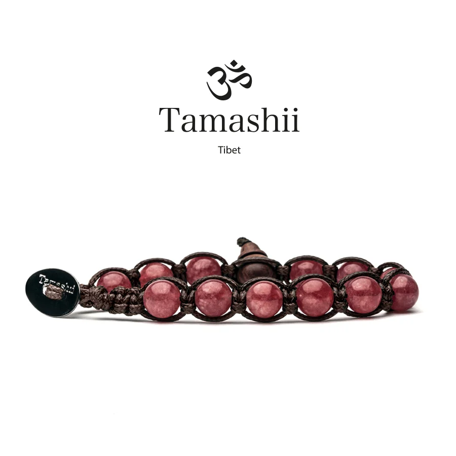 Bracciale Tamashii BHS900-198 in giada rosso anguria