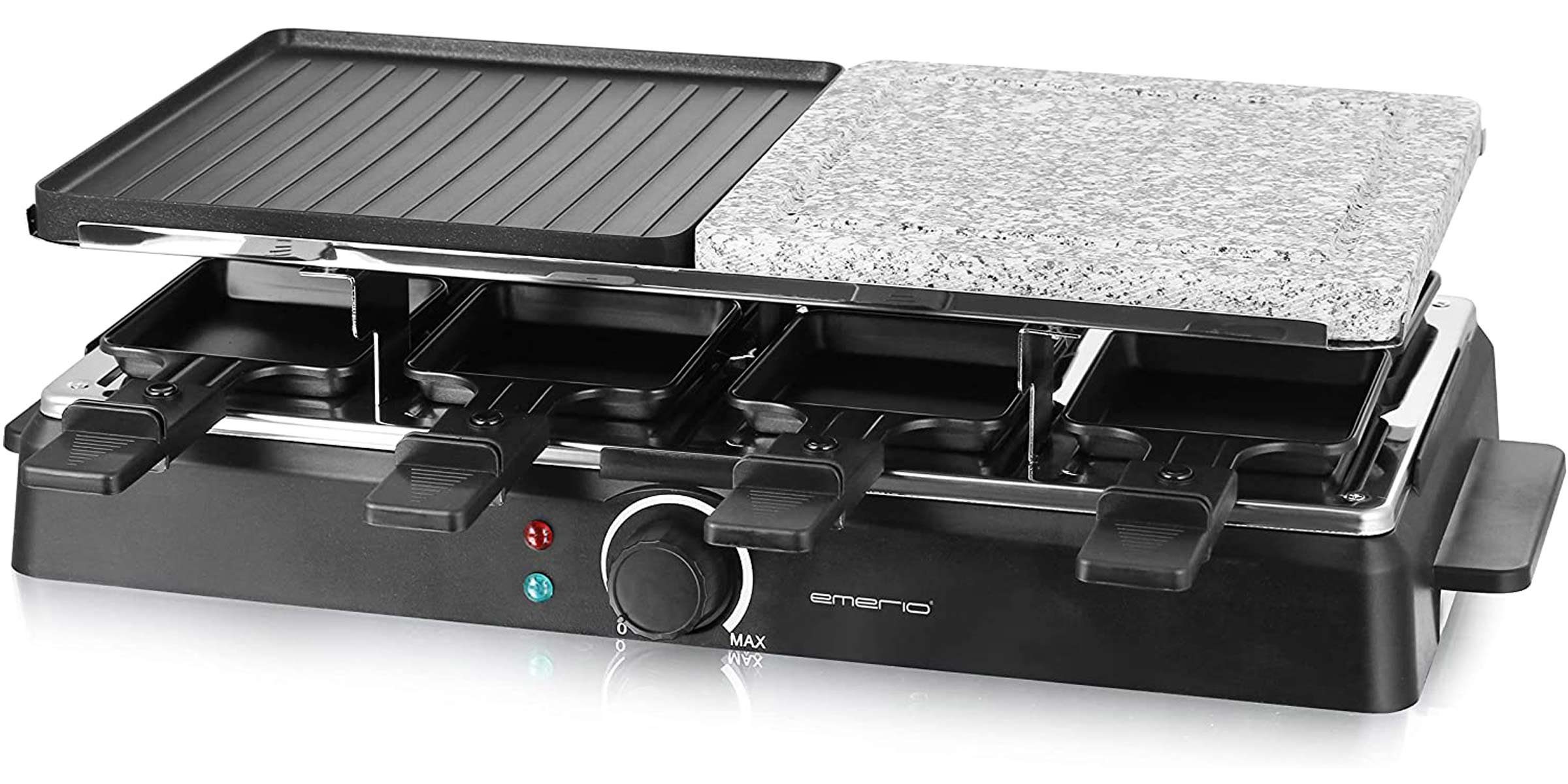 Raclette RG-126708 Raclette-Grill Heißer Stein für bis zu 8 Personen