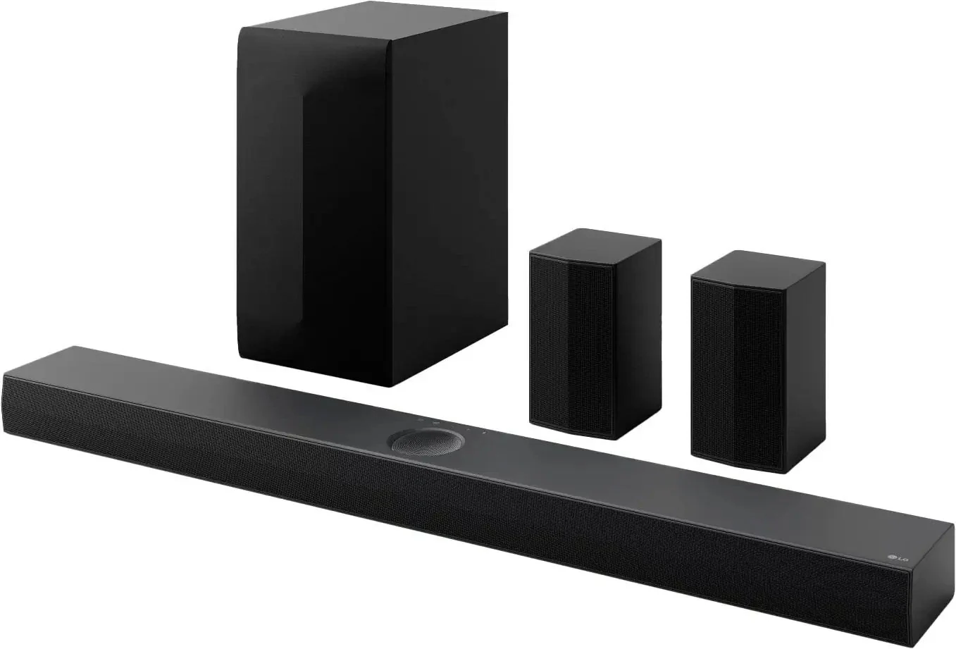 LG – 5.1.1-Channel S70TR Home Theater Soundbar with Wireless Subwoofer and Rear Speakers, Dolby Atmos, WOW Orchestra – Black