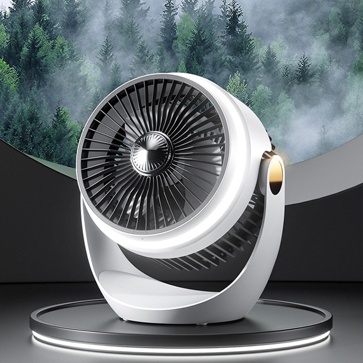 Tischventilator Tischventilator Mini USB Ventilator mit 3 Geschwindigkeiten