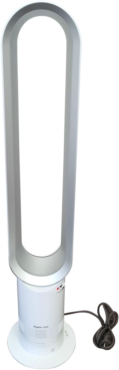 Cool AM07 - Mini ventilatore a torre, colore: Bianco/Argento