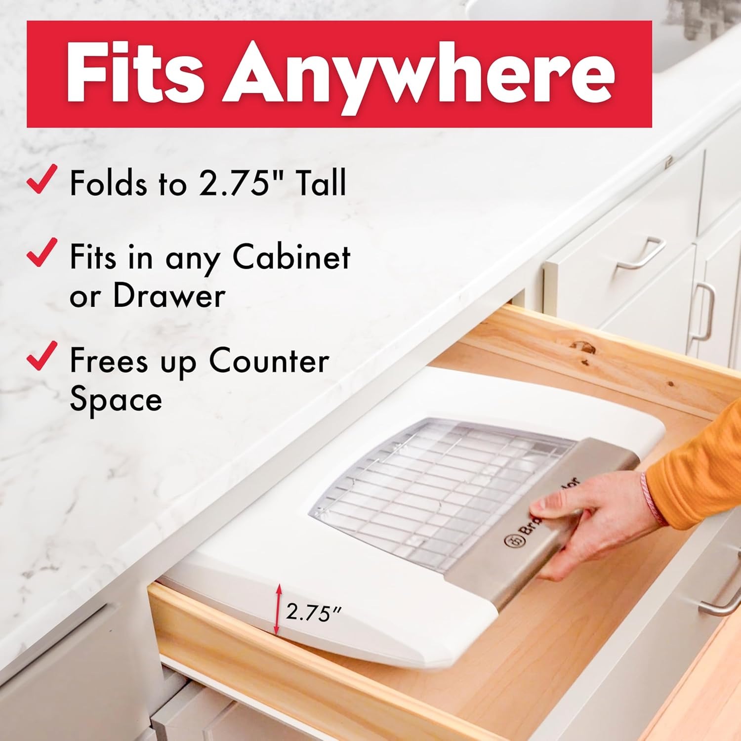 FENRIR Folding Proofer & Slow Cooker, Multi-Cooker, Yogurt Maker, Chocolate Melter, Bread Proofing Oven, Fermentare