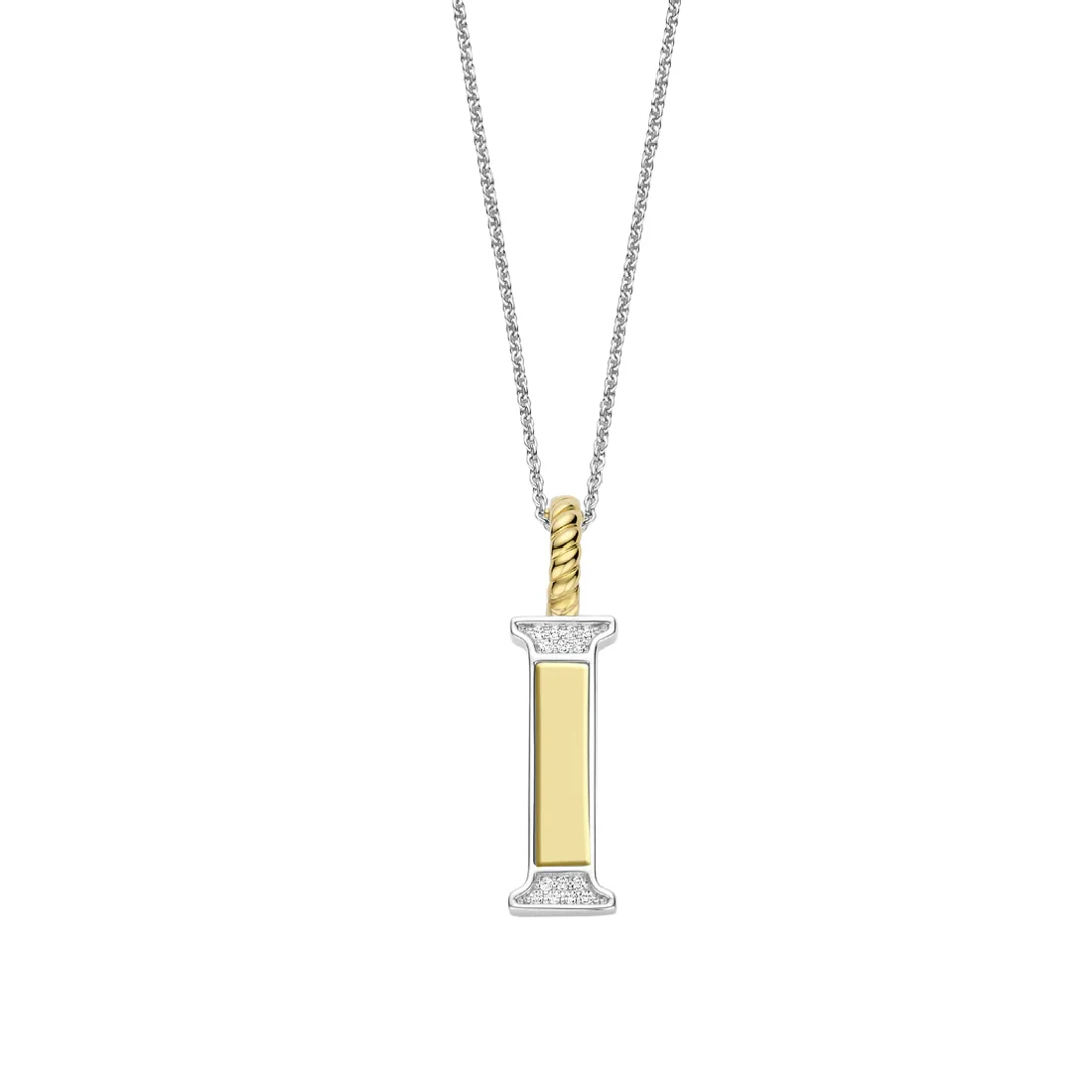 Collana Ti Sento Milano pendente iniziale I argento 6840ZY_I