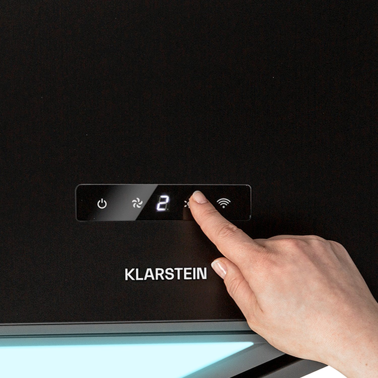 Deckenhaube Kronleuchter Smart Inselabzugshaube