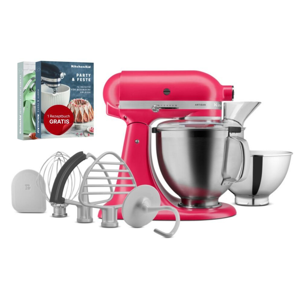 Küchenmaschine Küchenmaschine 4,7L Artisan 5KSM195PS Küchenmaschine Hibiscus