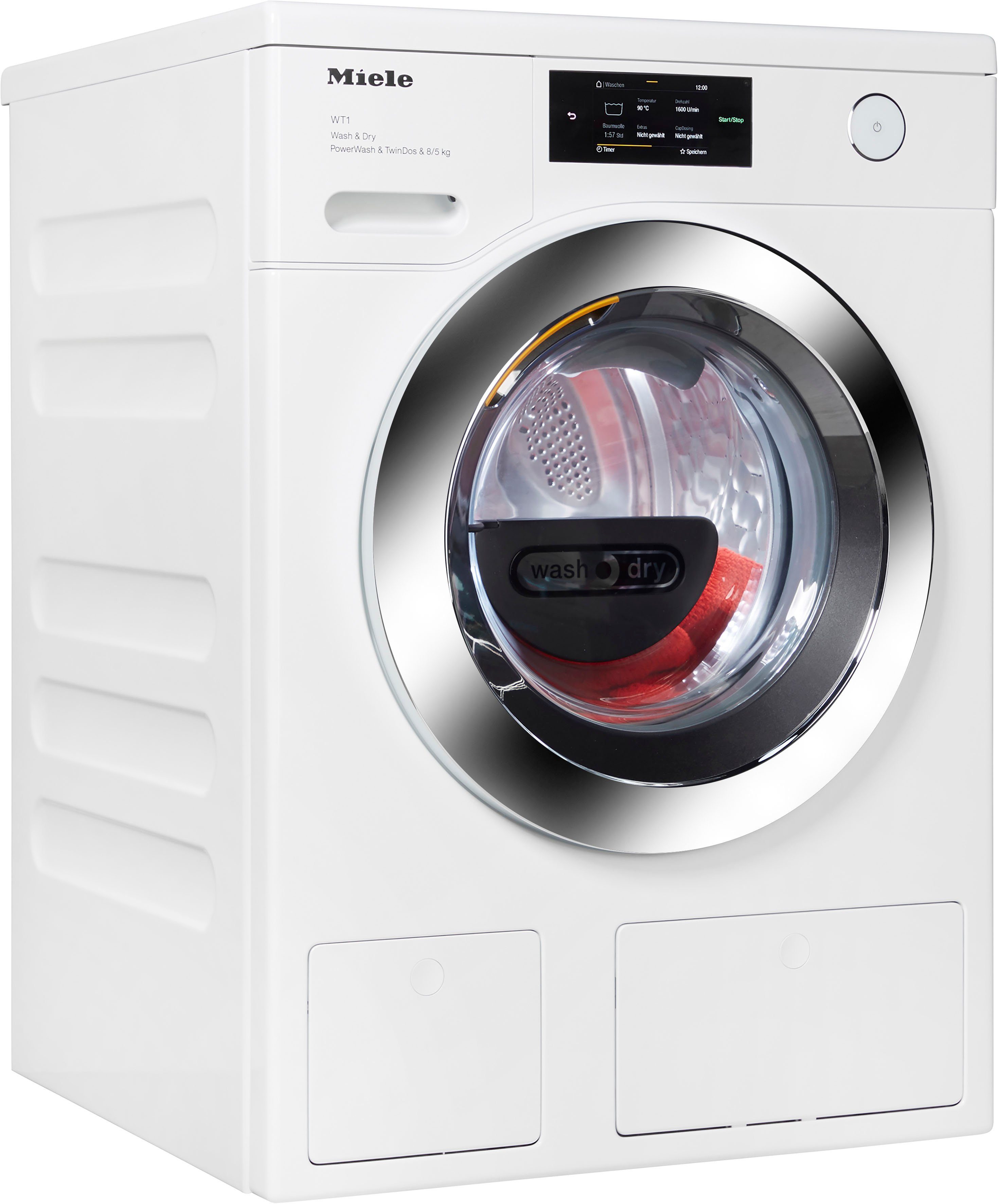 Waschtrockner WTR860WPM PWash&TDos 8/5 kg