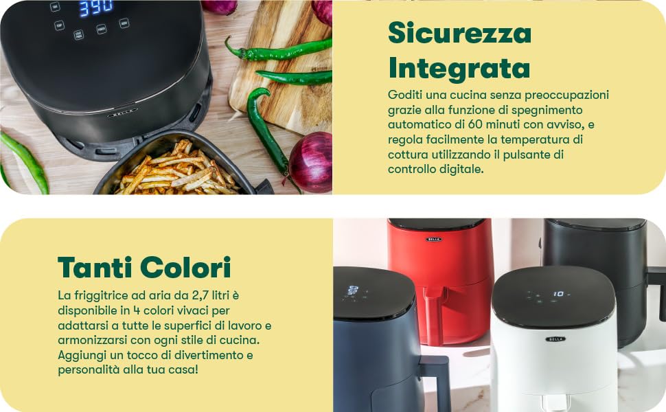 Spegnimento Automatico e Colori Diversi