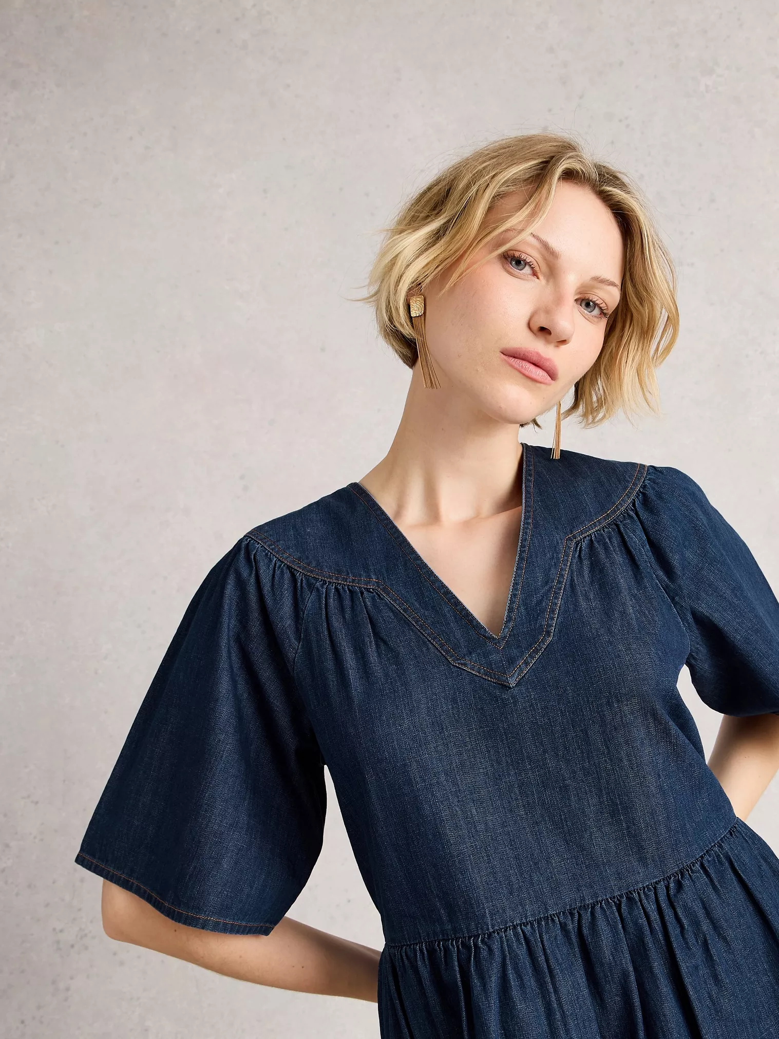 White Stuff Leo Denim Dress