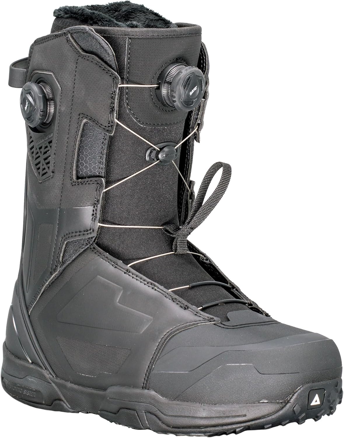 Airtracks Snowboard Boots Master Pro ATOP Moz DUAL Zone Speed Lacing Snowboardschuhe - QL Snowboardboots - Schwarz