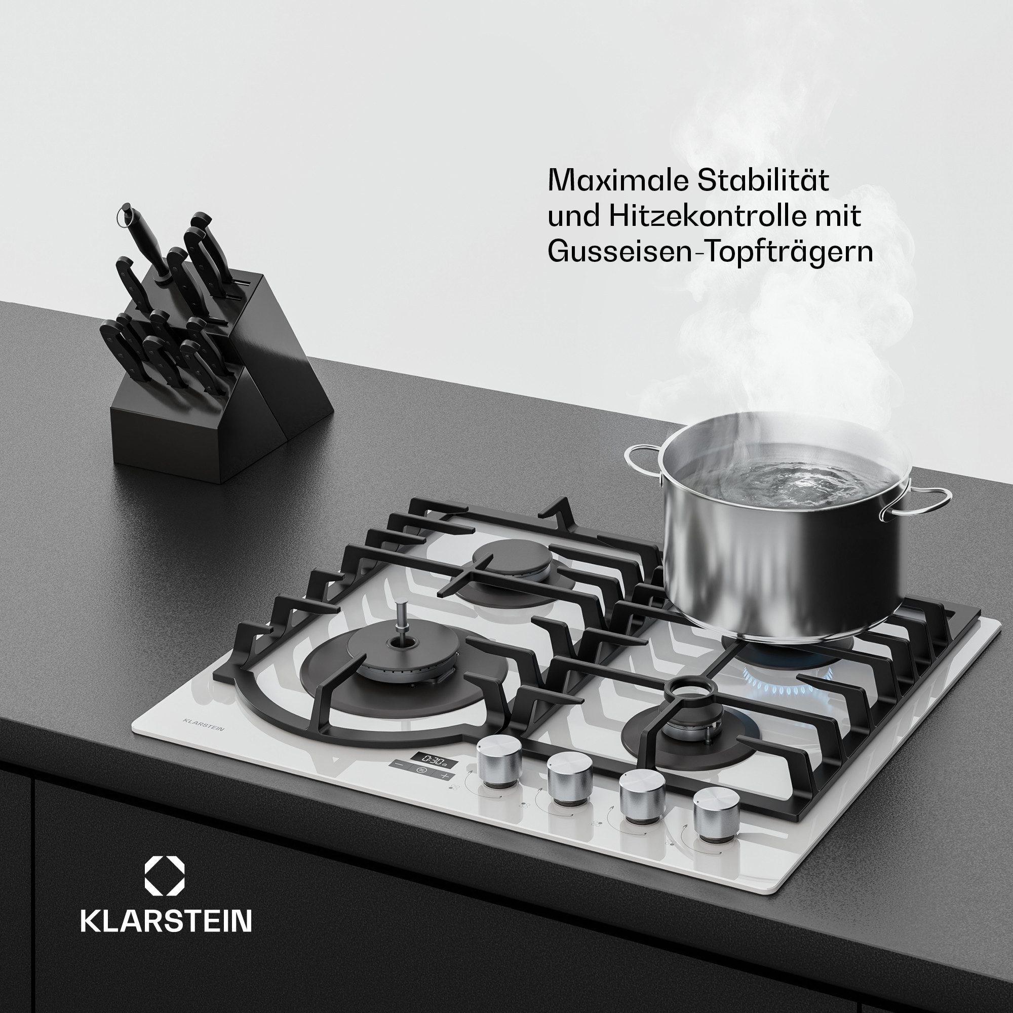 Gas-Kochfeld Ignito Timer