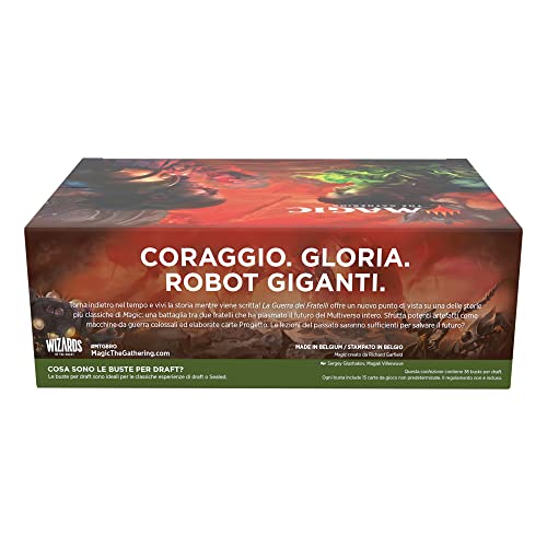 Magic The Gathering Confezione di buste per draft di   La Guerra dei Fratelli, 36 buste (Versione Italiana), Multi, D0323103 : Amazon.it: Giochi e giocattoli