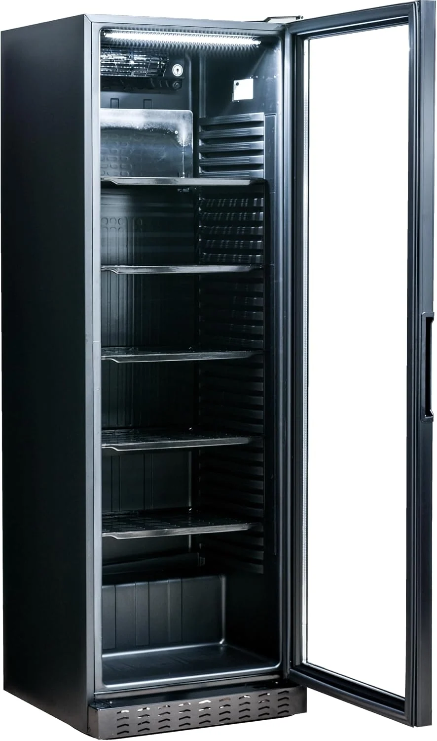 A&S Polarny Getränkekühlschrank, 406 Dosen (0,33 L) | 280 Dosen (0,5 L), 373 L, Schwarz