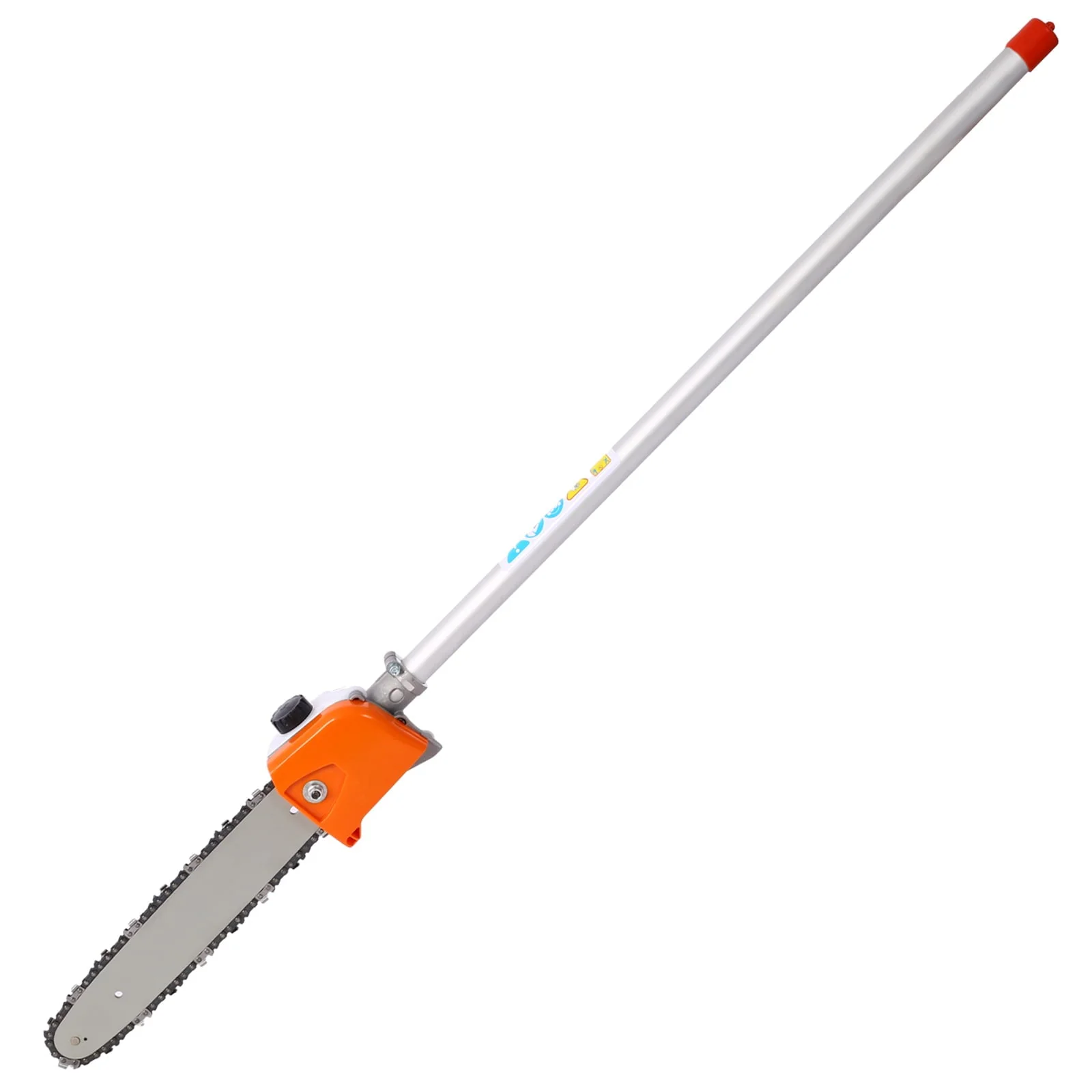 EastVita Multi-Functional Trimming Tool with String Trimmer Brush Cutter Pole Saw Full Crank Shaft Design 56CC 2-Cycle Garden Tool