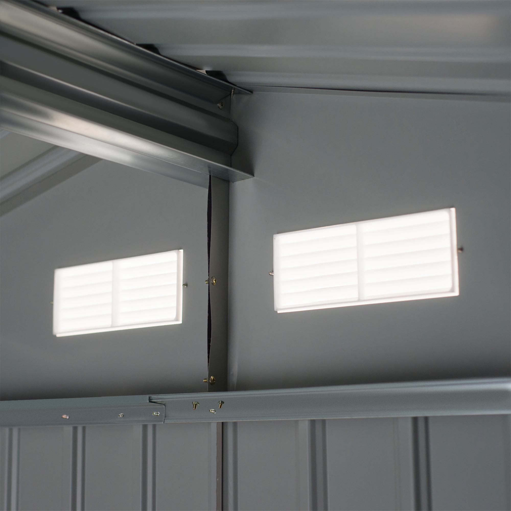 Outsunny Gereedschapsschuur tuinhuis gereedschapsschuur tuinkast gereedschapskast metaal